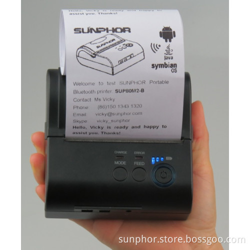 80mm Bluetooth Android Printer (Factory, Bluetooth+USB+RS232)